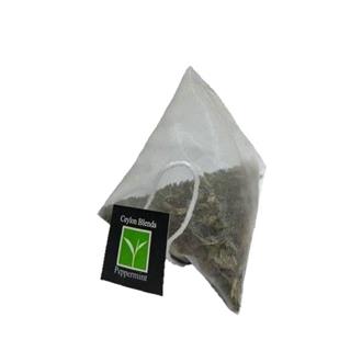 Peppermint pyramid tea bags
